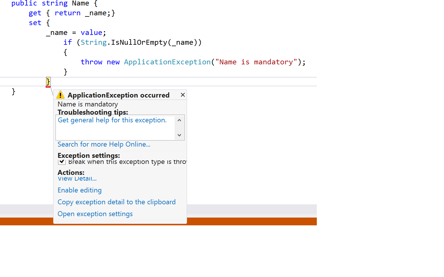c Validation and Exception Handling Stack Overflow