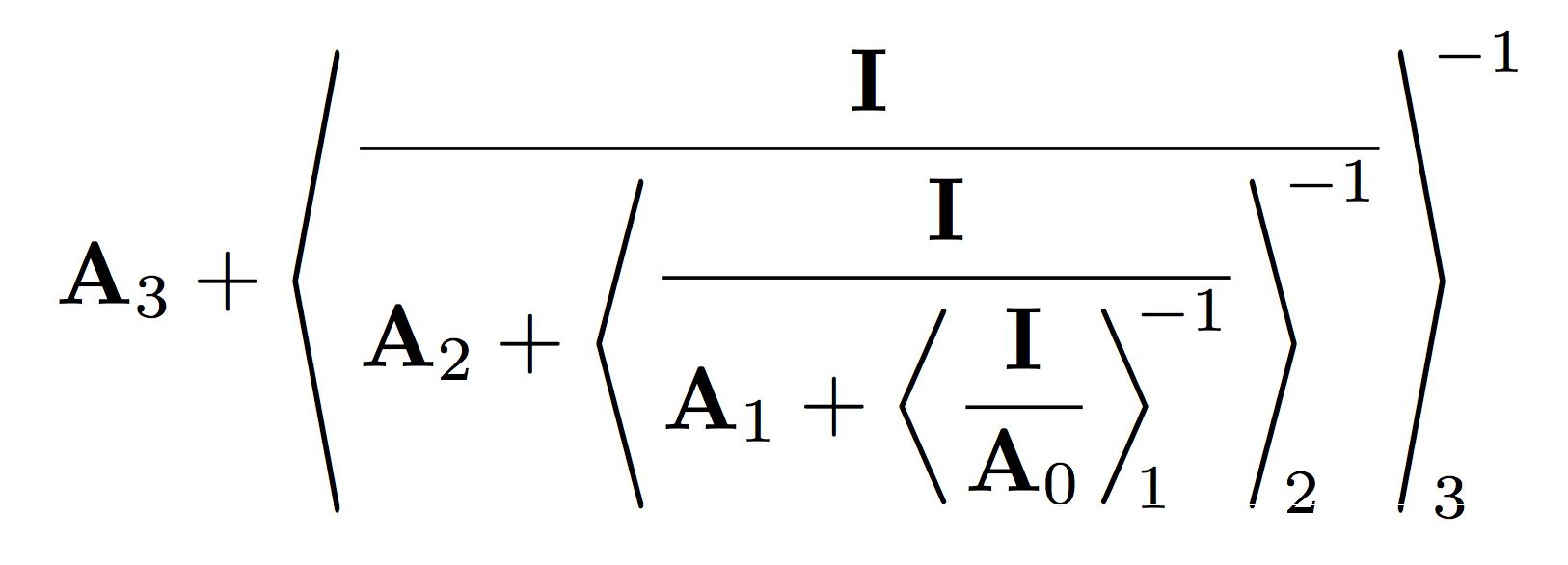 equations Problem with \left\langle \right\rangle in continued