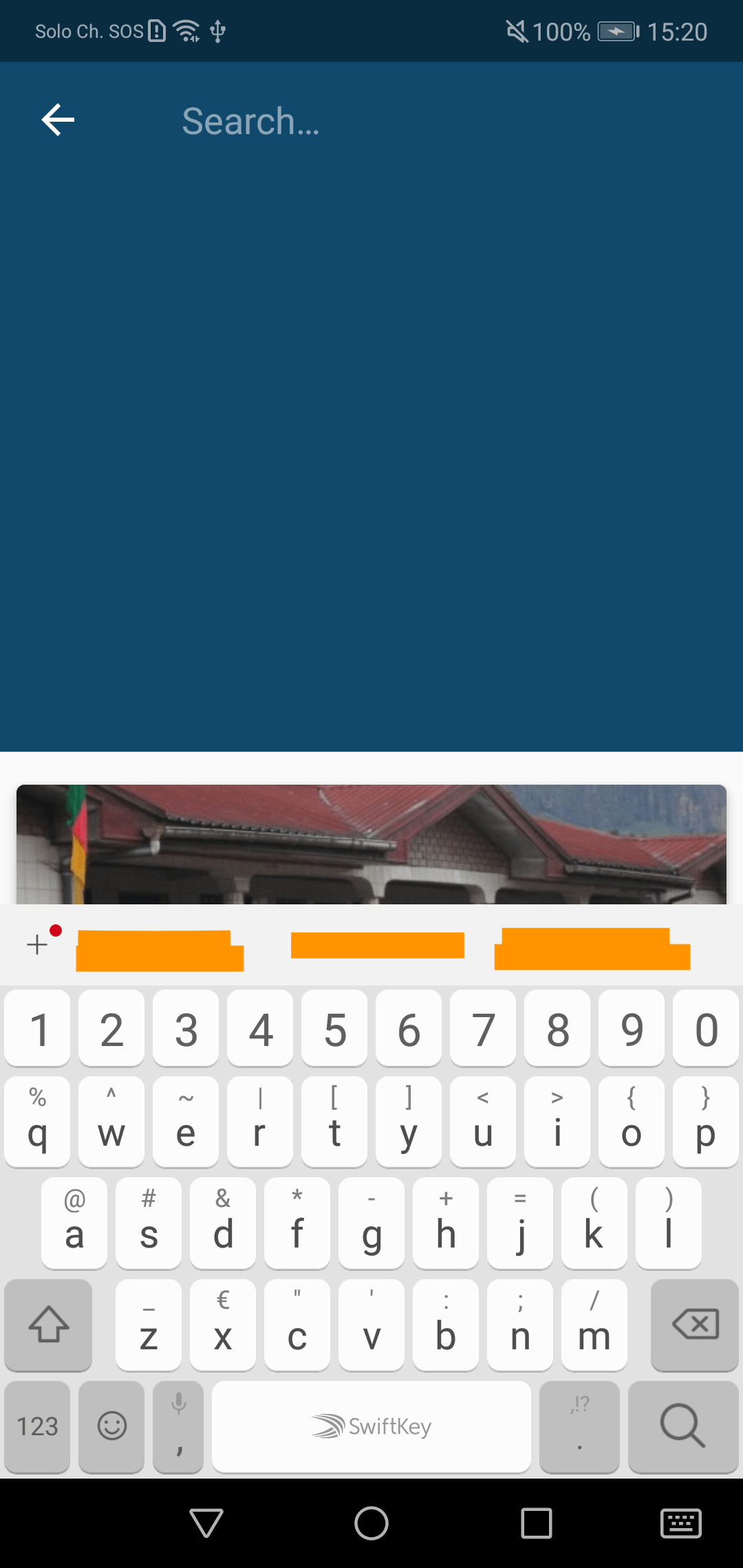 search Android SearchView disable/hide QuickSearchBox