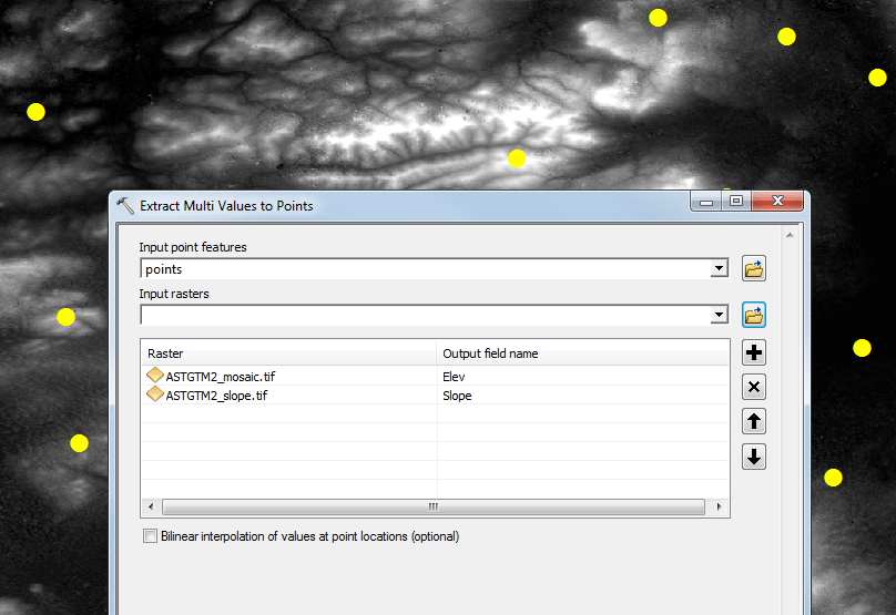 arcgis desktop Using .tif files to get elevation and slope in ArcMap