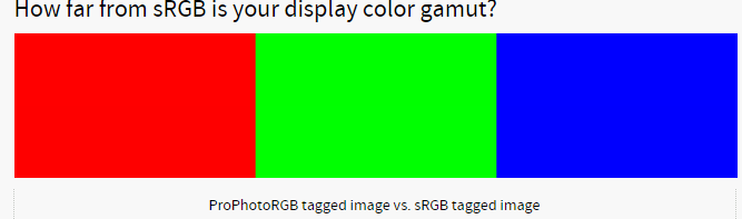 srgb Oversaturated colors in Chrome (V43) on wide gamut monitor Photography Stack Exchange