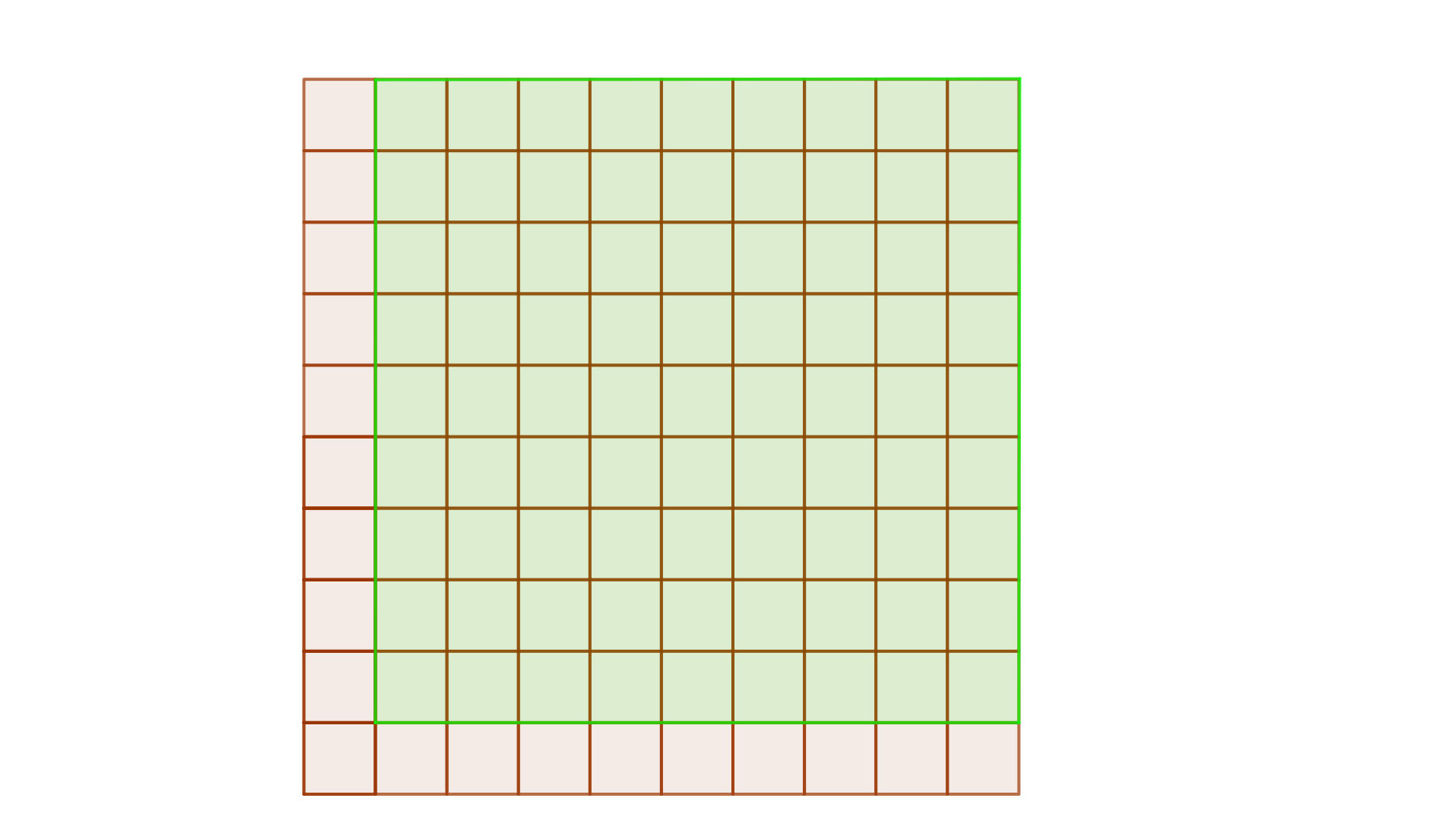 Blank 100 Grid