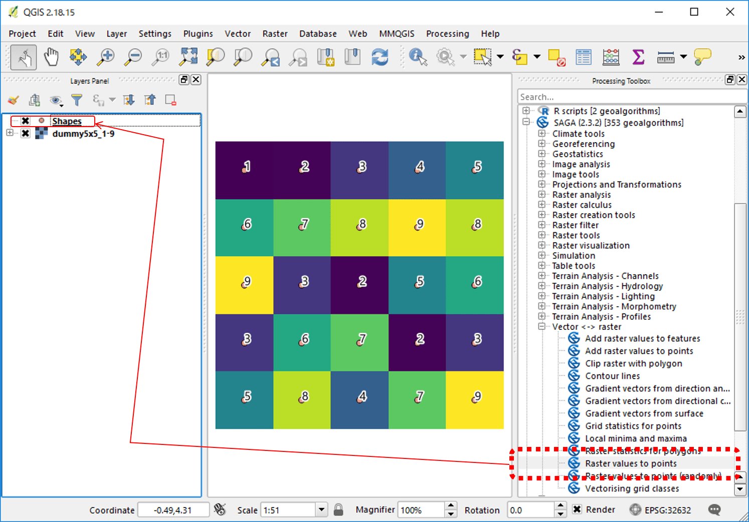 How to label raster cells in QGIS? Geographic Information Systems Stack Exchange