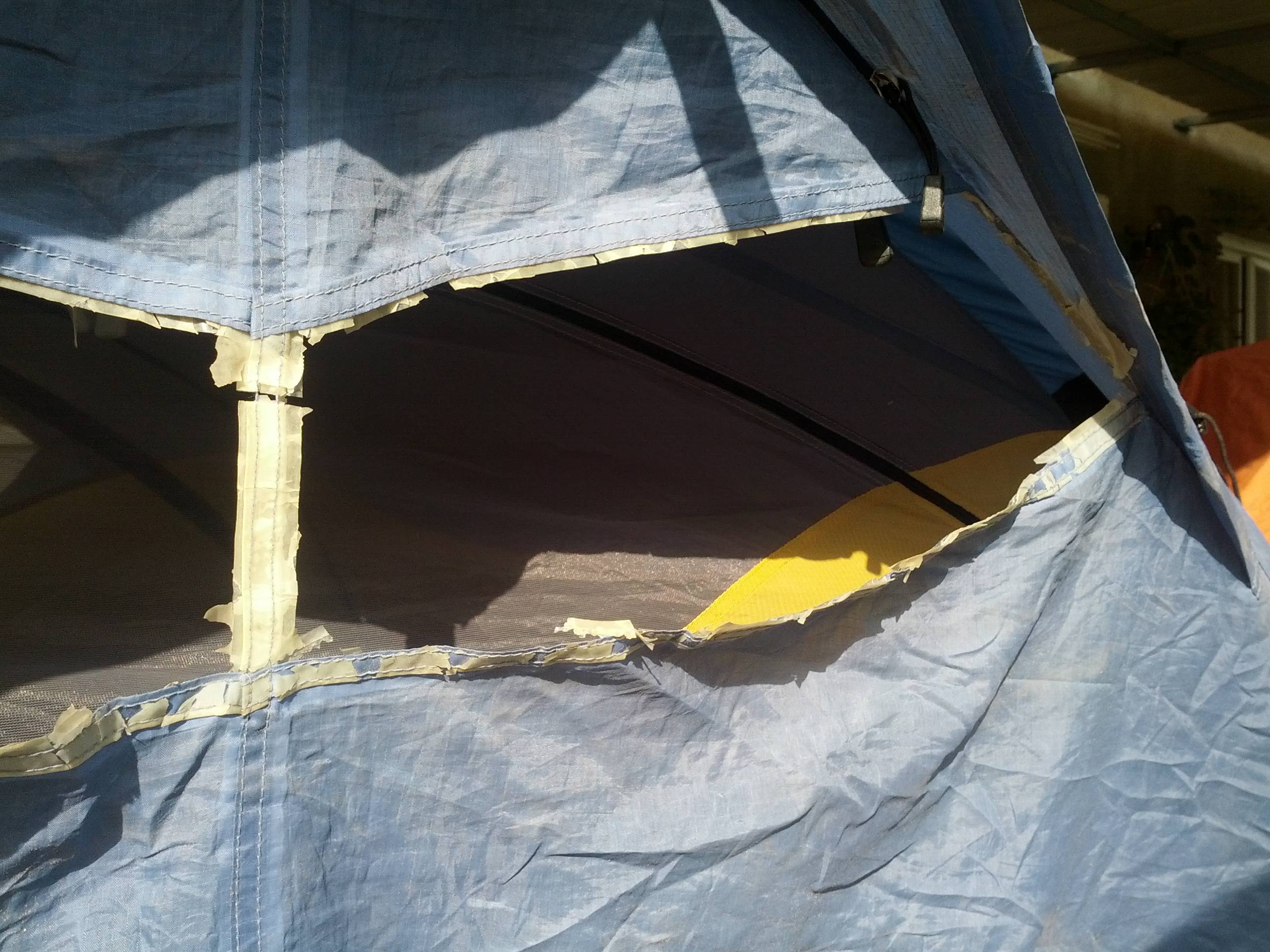 maintenance Repairing a North Face Tent rain cover The Great Outdoors Stack Exchange