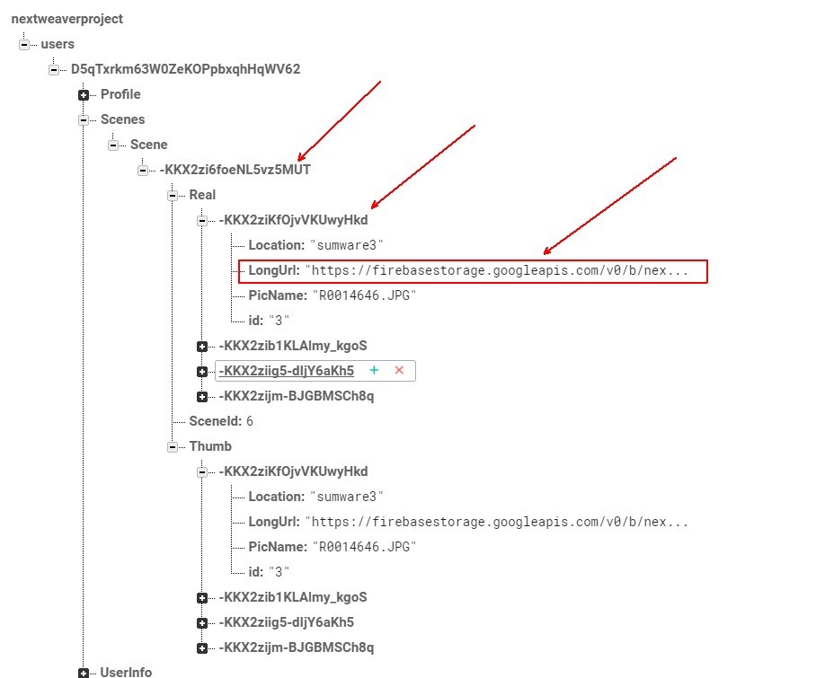 java How to get string from firebase realtime db that contain in