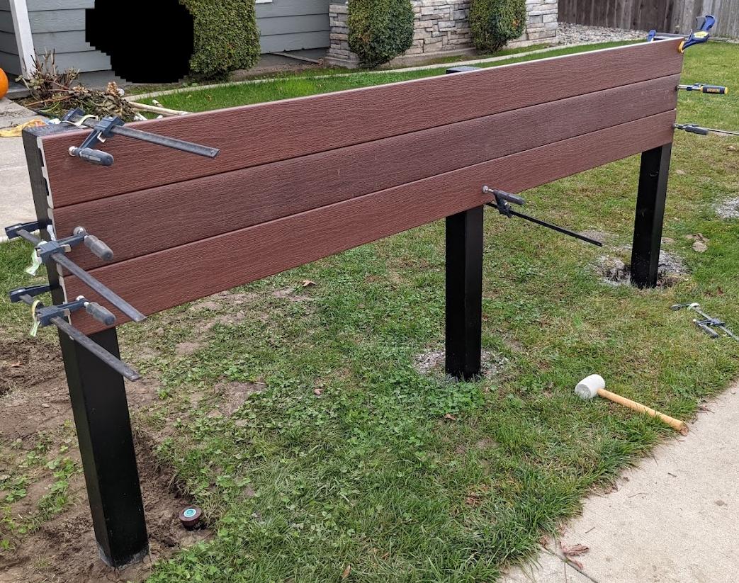 fence Calculating pocket hole settings from 4x4 post to 1x4 redwood