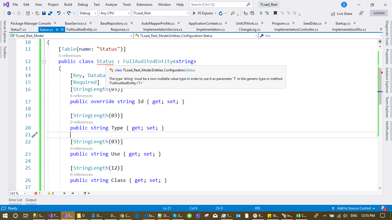 C generics error The type string must be non nullable Stack Overflow