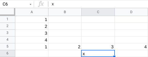 google sheets Getting error "Array result was not expanded because it