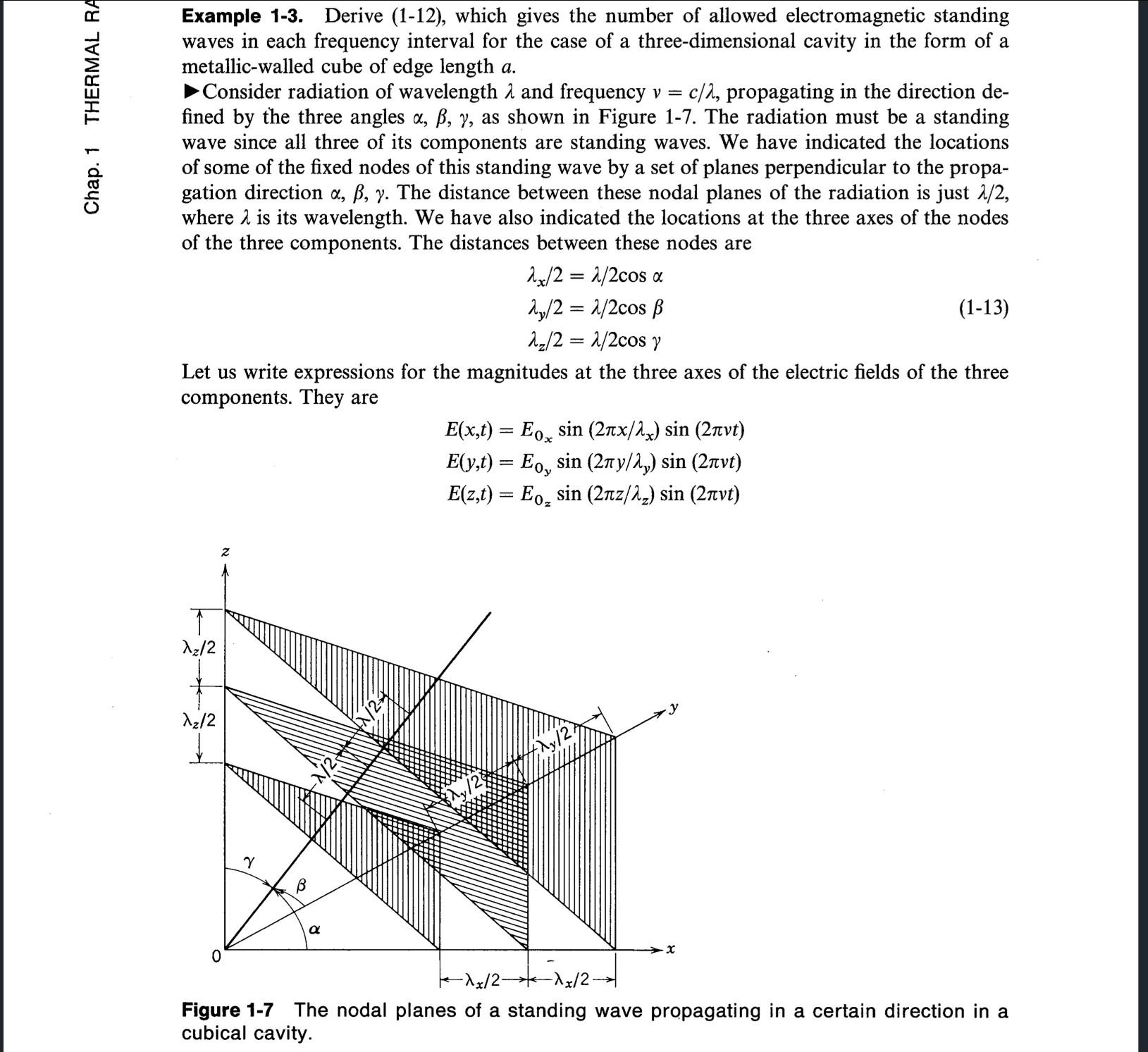 thermal radiation Why while deriving Rayleigh Jeans law in this book, an EM wave is divided