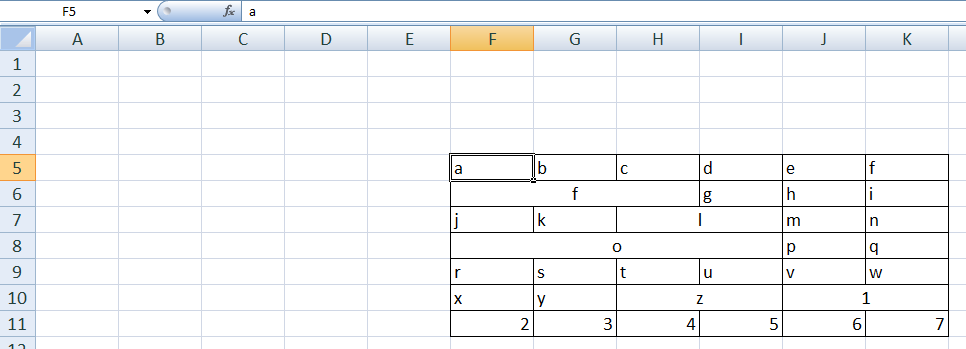 How to convert a table with multicolumns from excel to latex TeX