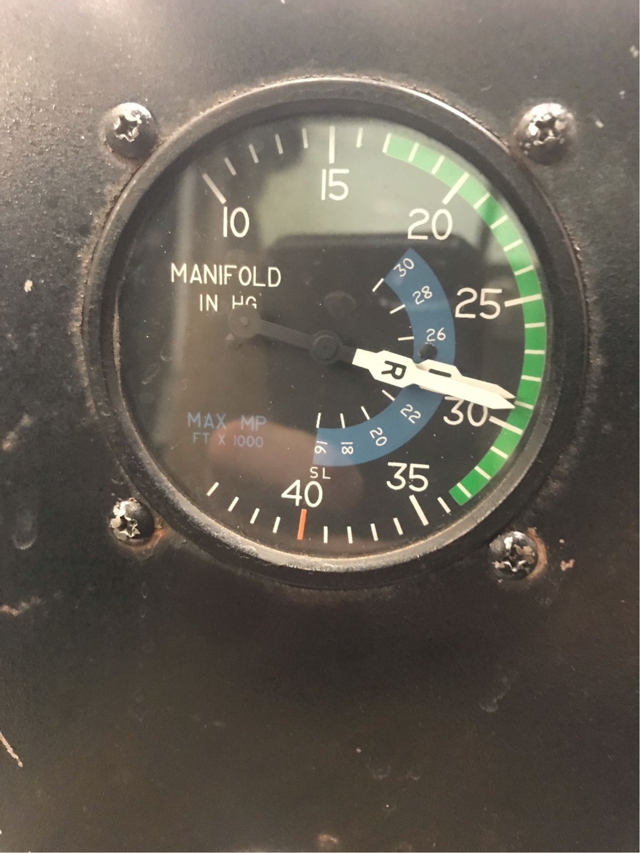 Aircraft Manifold Pressure Gauge Troubleshooting