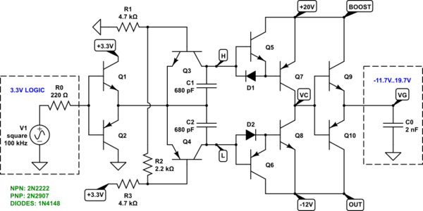 Driving high-side MOSFET with another voltage source - Electrical