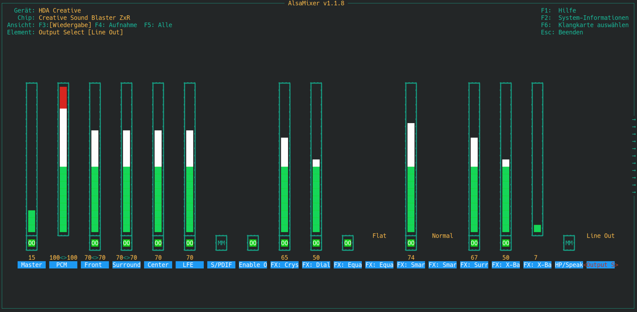 sound speakertest returns all 6 channels to front speakers Ask Ubuntu