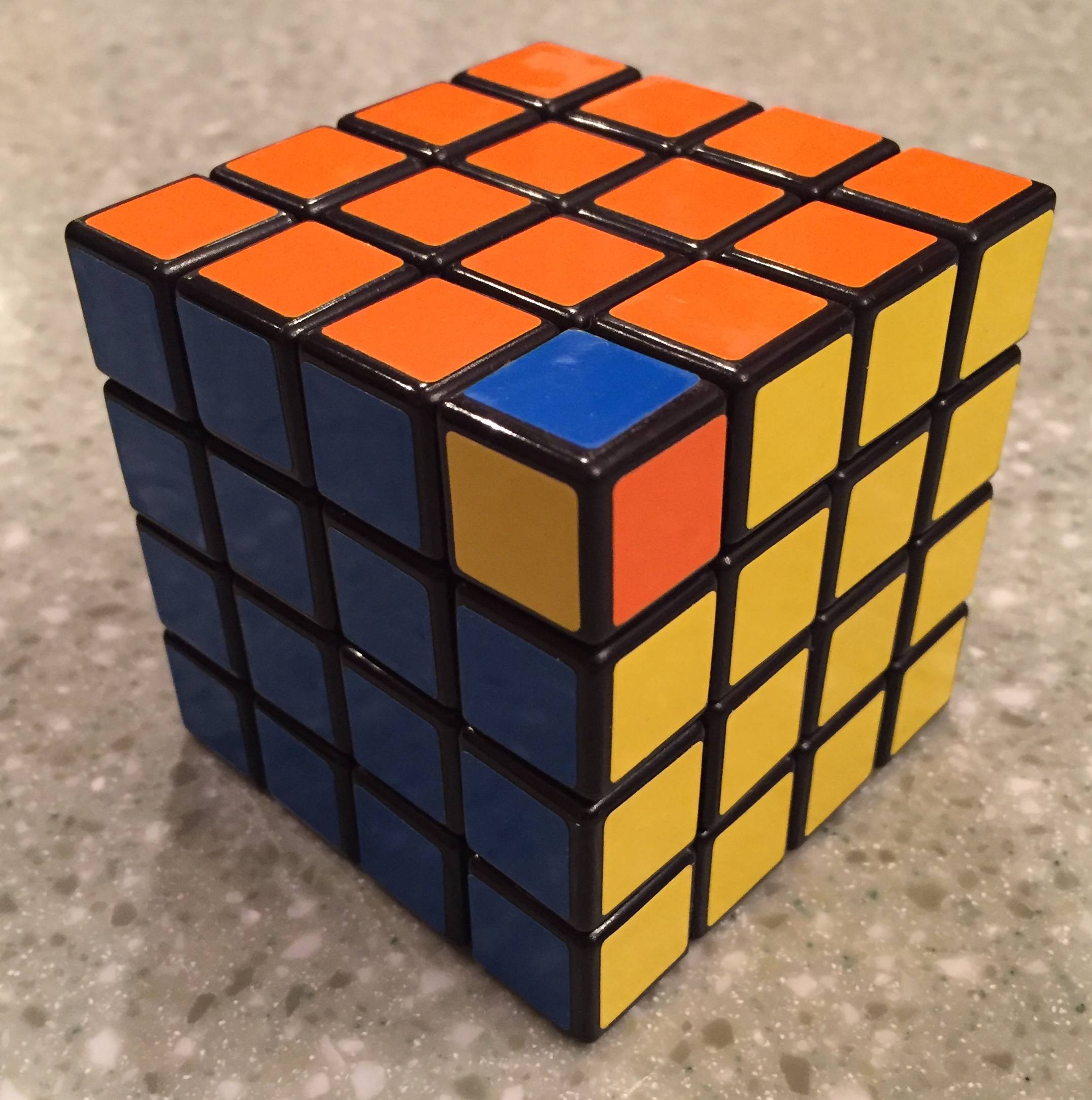 rubiks cube One corner rotated in 4x4x4 Puzzling Stack Exchange