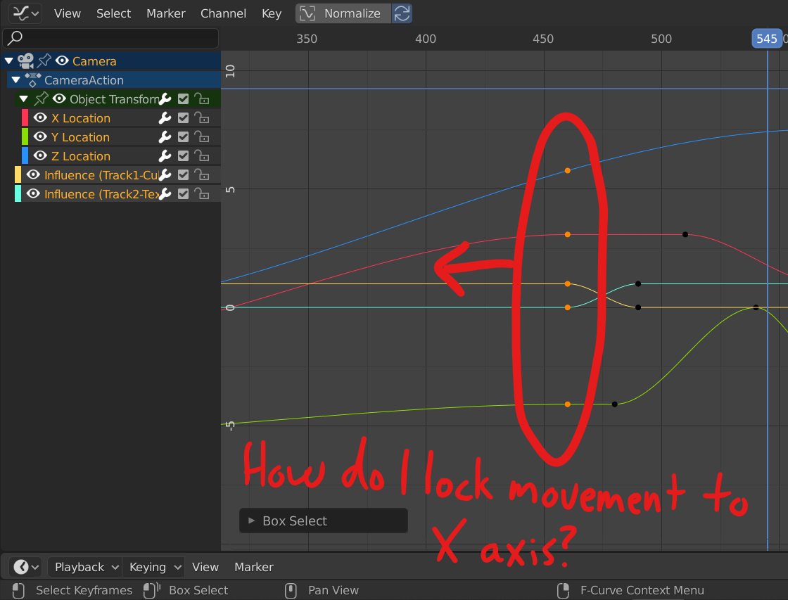 Lock X axis in Graph Editor, to edit keyframe timing, exclude changes