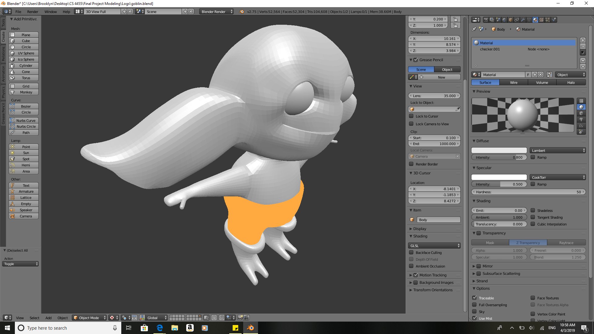 [Blender for Beginners] Let’s Start Modeling Part 3 STYLY