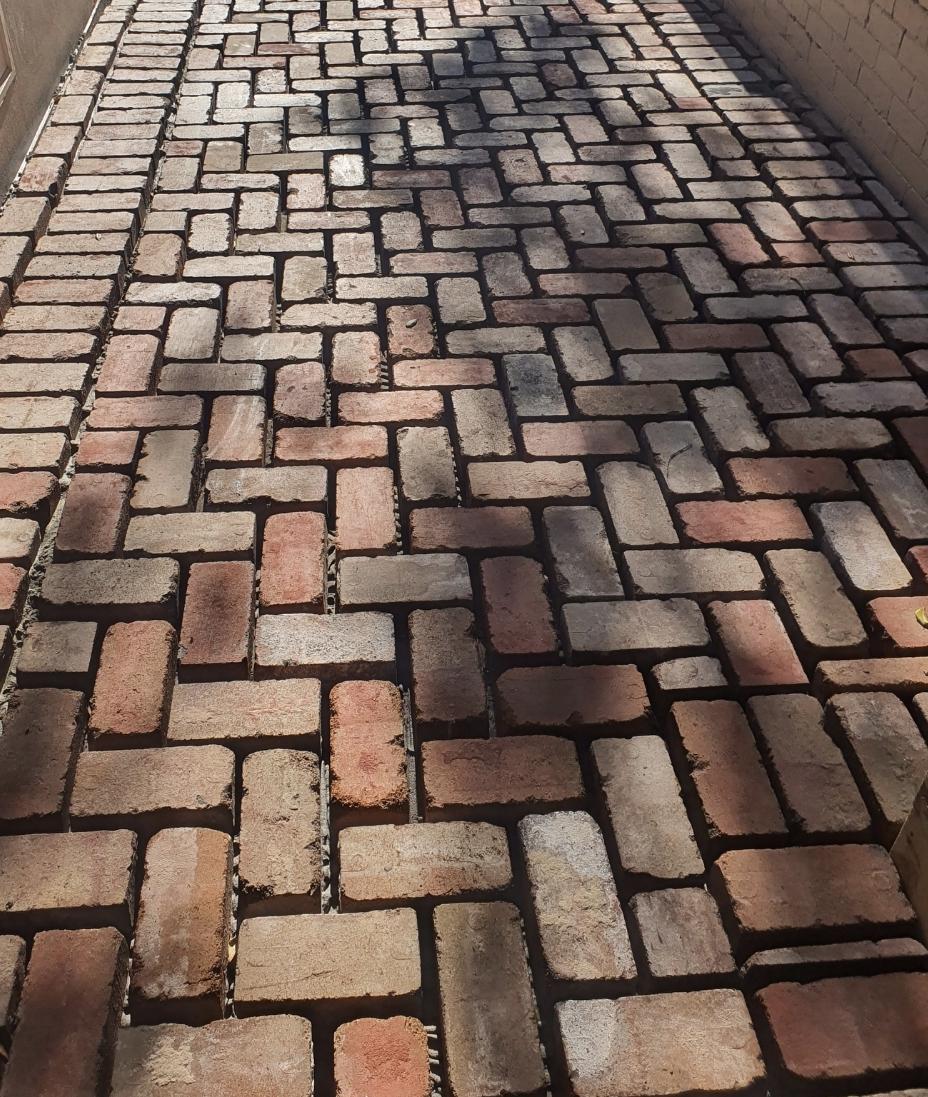 landscaping Brick pavers with 25 35mm gaps Any Issue? Home