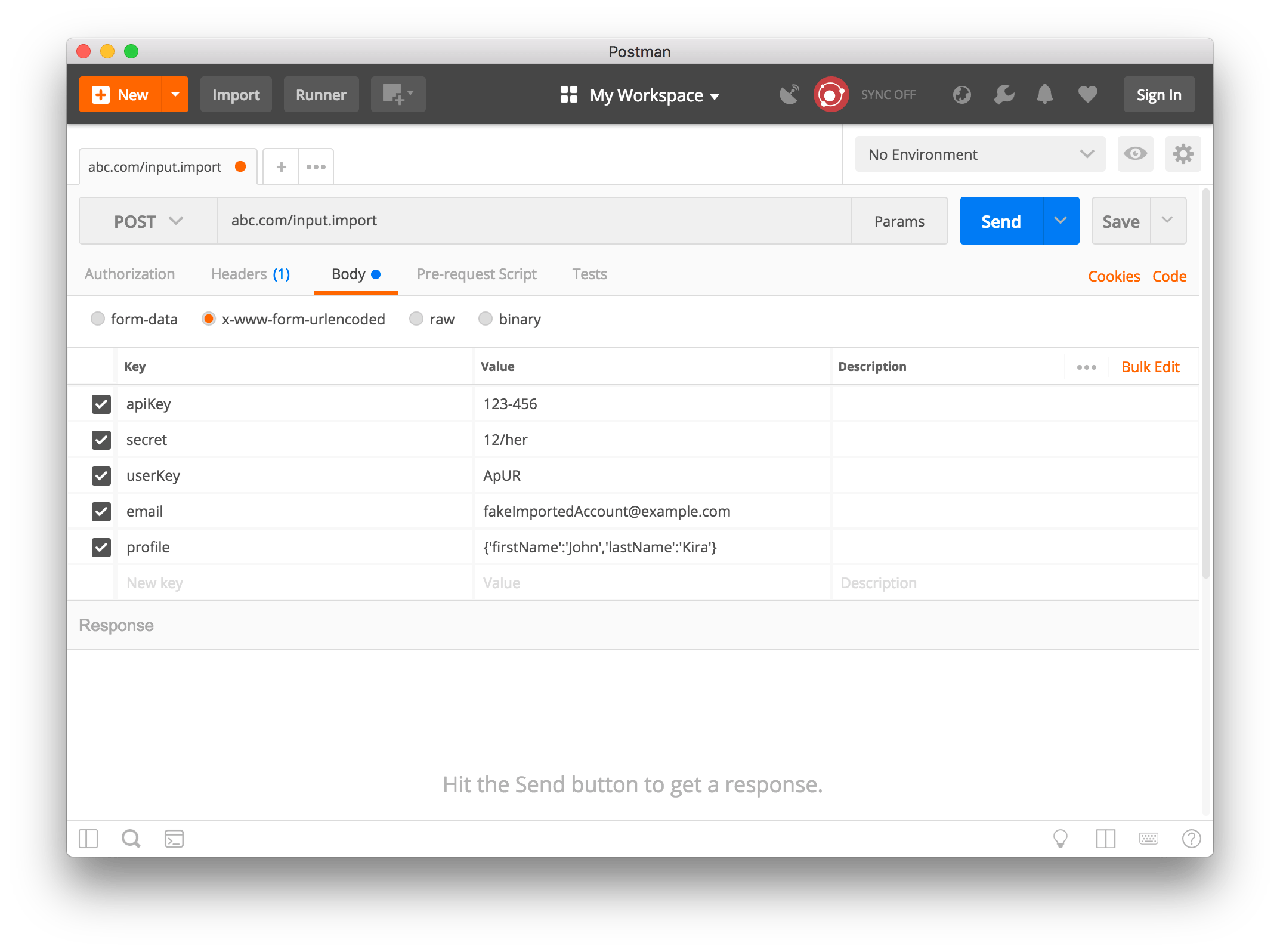 Convert cURL to Postman REST Call Stack Overflow
