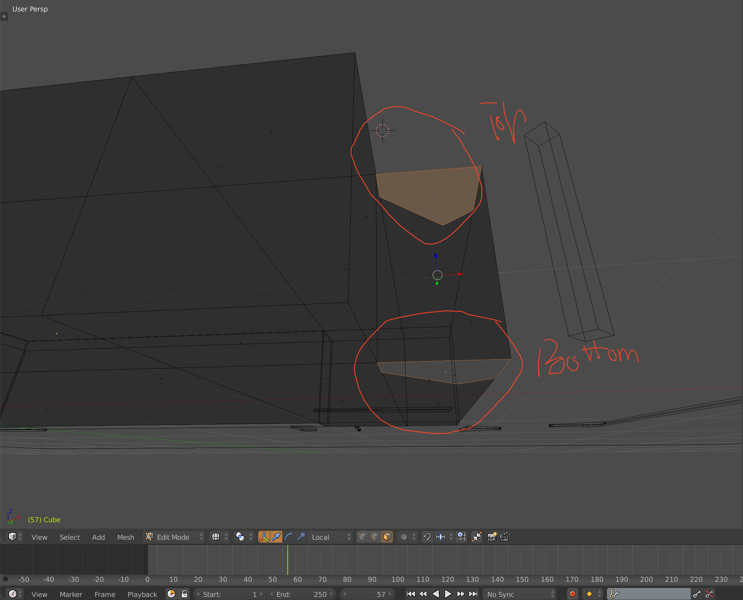 Blender Knife Tool Cut Through Blender