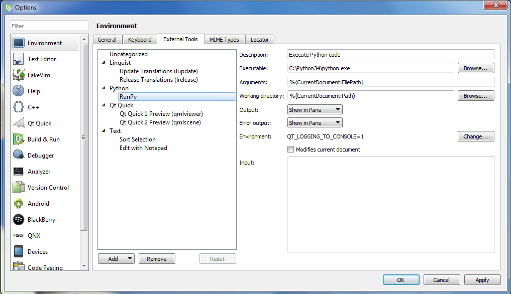 Developing Python applications in Qt Creator Stack Overflow