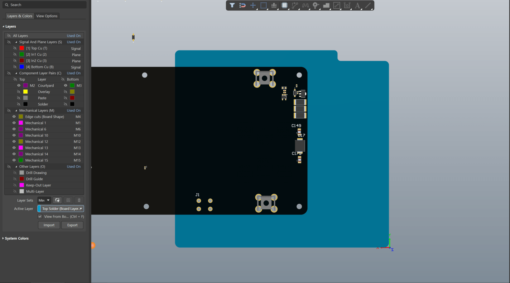 pcb Duplicate top and bottom solder layer in altium designer
