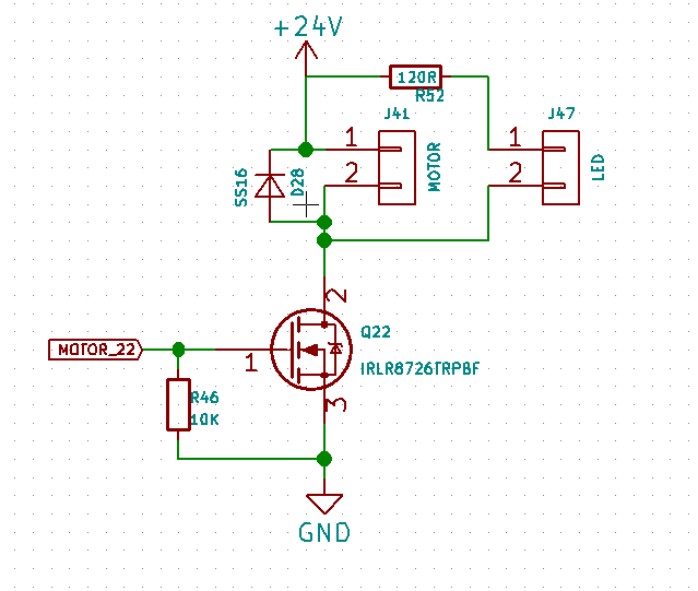 Electrical Why is there a gatesource short on the nchannel mosfet? (circuit attached