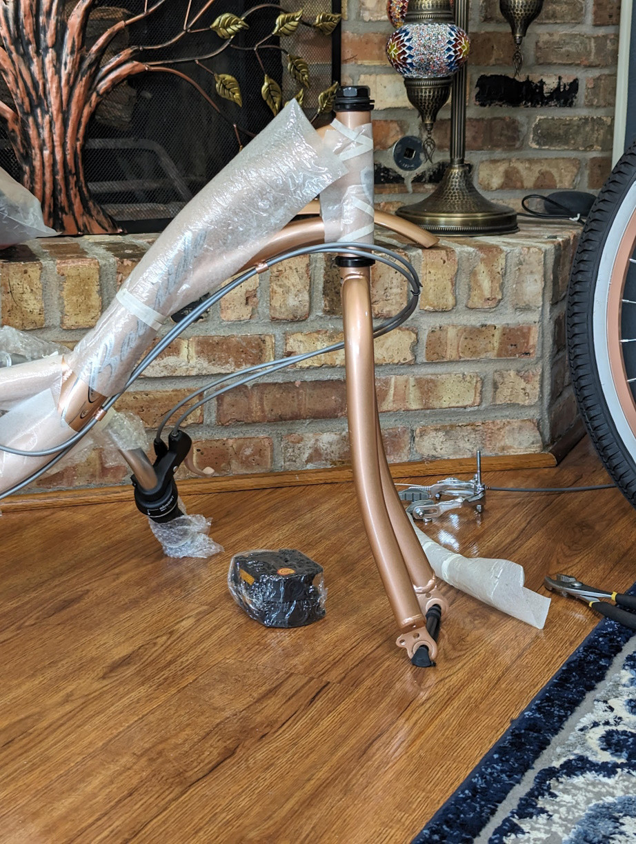 cruiser Is this bike fork misaligned? Bicycles Stack Exchange