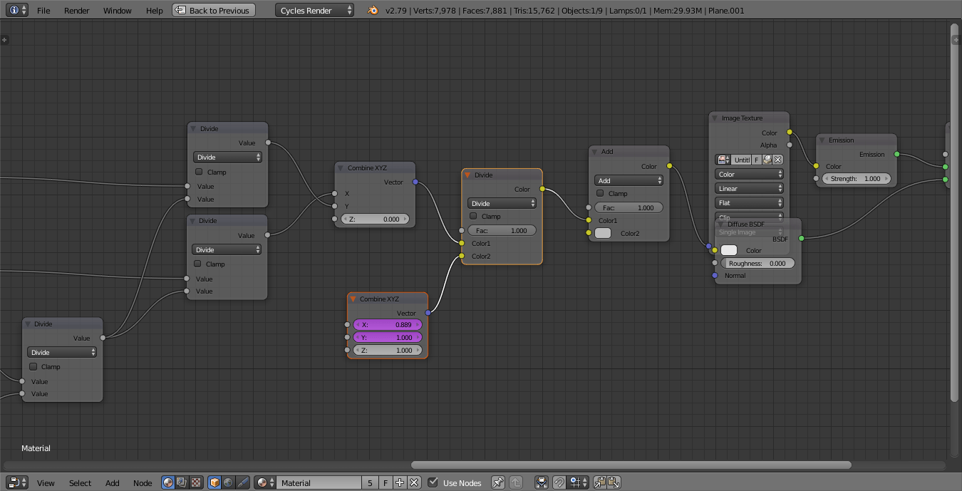 cycles render engine Camera projection without generating UV's