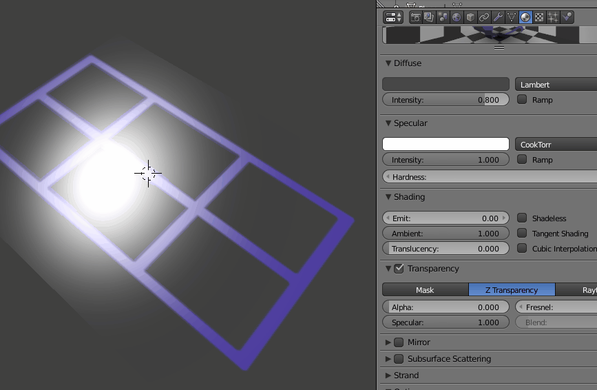 game engine How make light ignore trasparent mesh Blender Stack