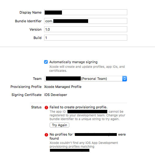 ios The app ID cannot be registered to your development team Stack