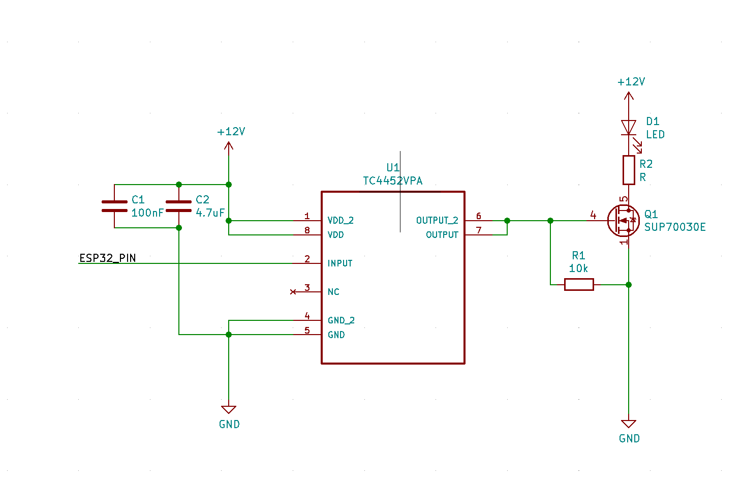temperature MOSFET driver is running hot Electrical Engineering