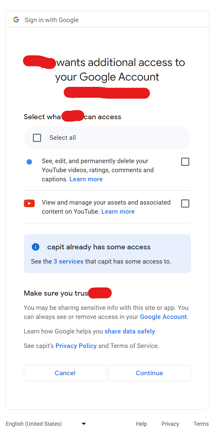 oauth Google consent screen shows error 403 access_denied Stack
