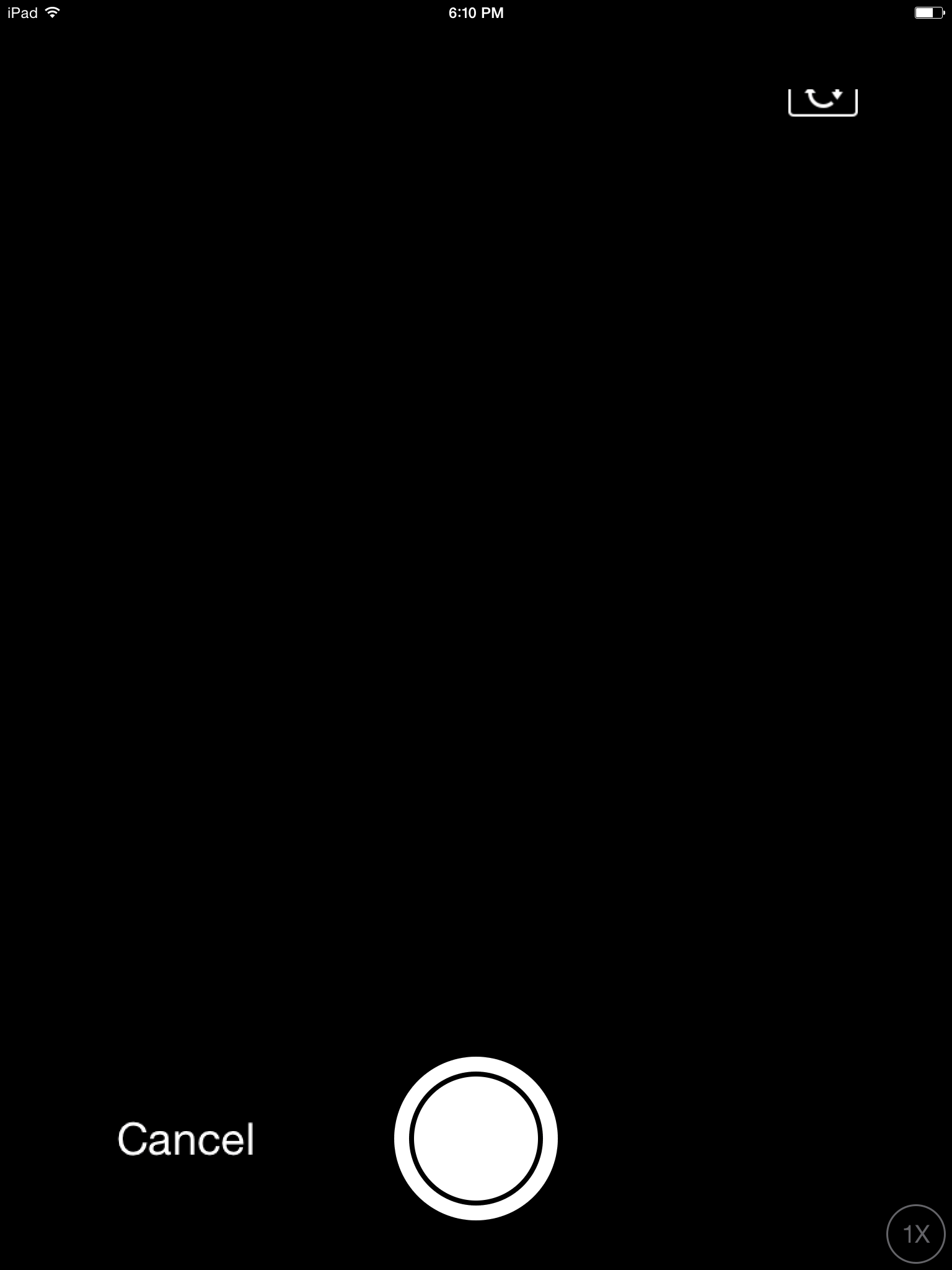 ios Camera view finder comes up black on iPad Stack Overflow