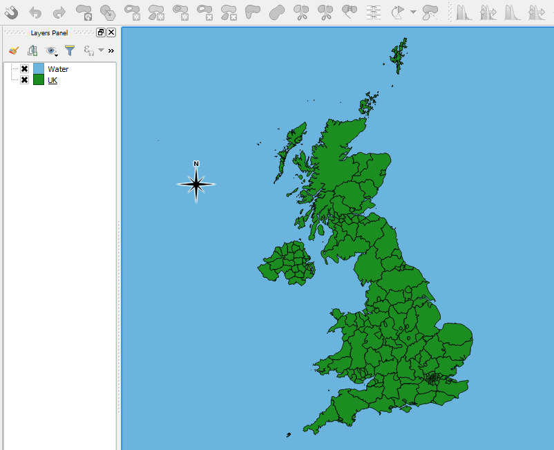 Arrow From Us To England Map How to add north arrow to the project frame in QGIS Geographic