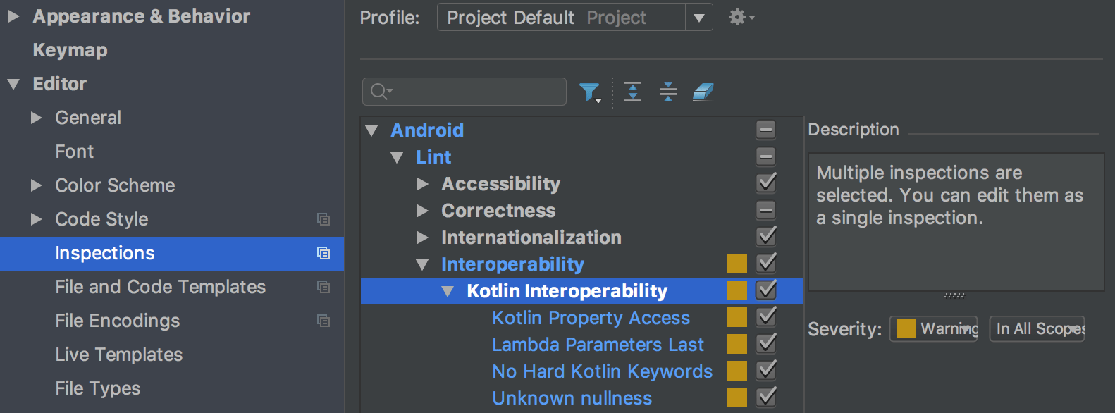 Kotlin and android lint checks Stack Overflow