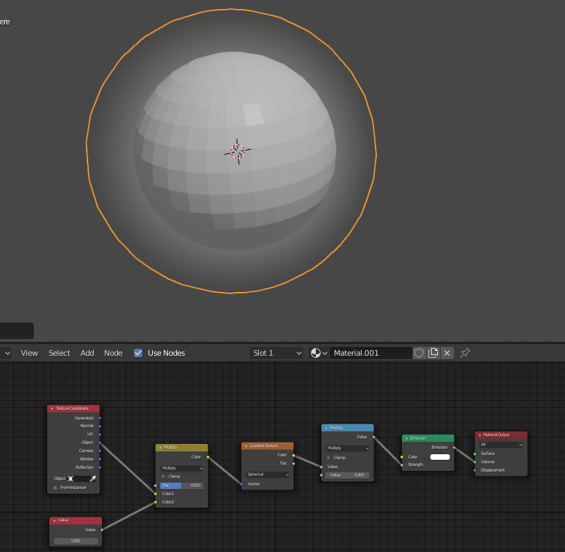 volumetrics How to make a volume fade from center in Blender 2.8
