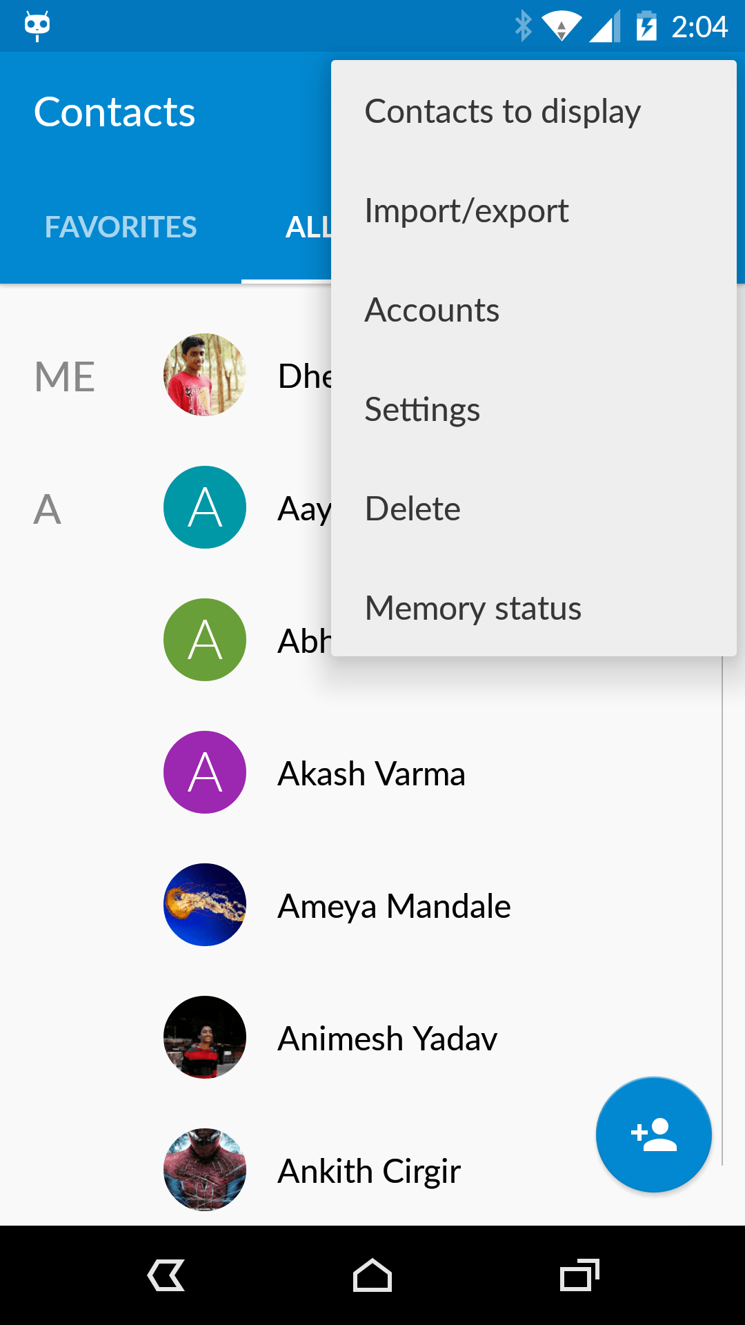 Exchange contacts don't show up in Contacts app Android Enthusiasts