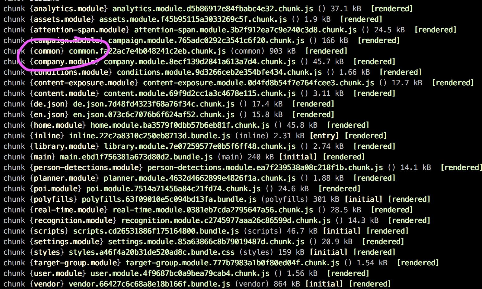 angular What is common.chunk.js? Stack Overflow