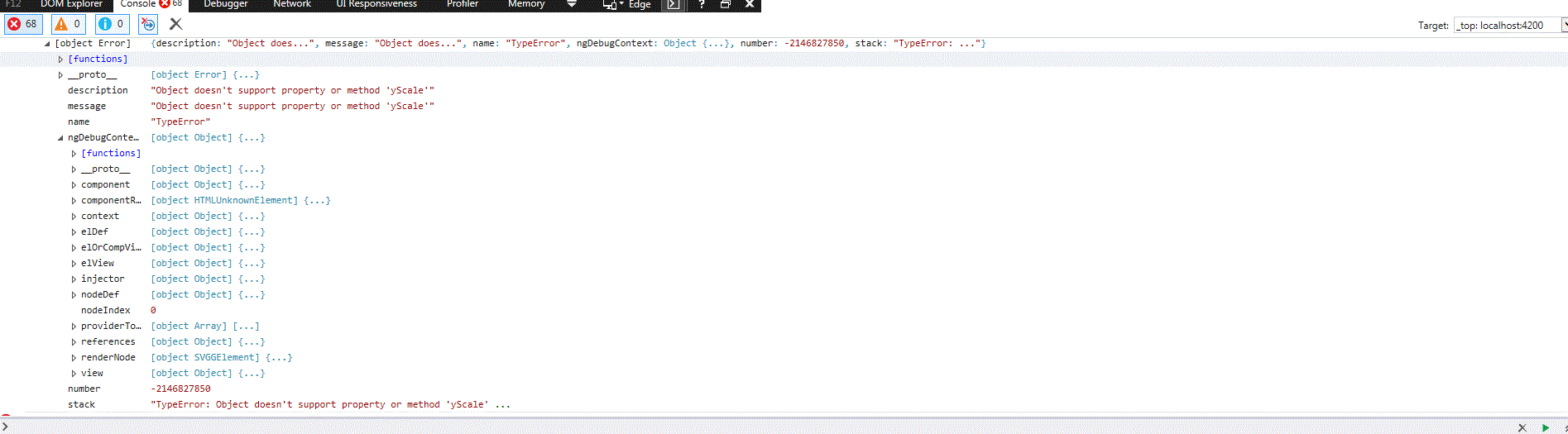 explorer 11 angular 5 application is working on