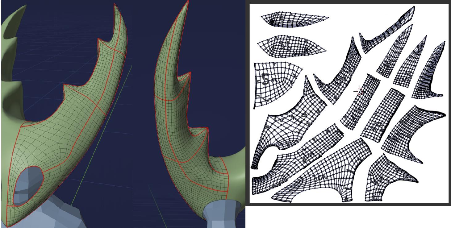 material selection How would I go about making this 2mm EVA foam mask