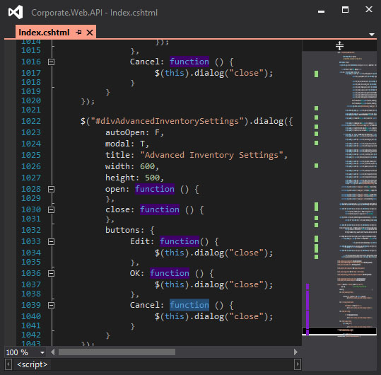 How do you enable syntax highlighting in visual studio 2015? Super User