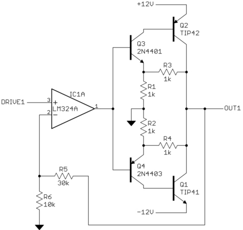 Controlador de motor de CC bidireccional desde un solo pin analógico