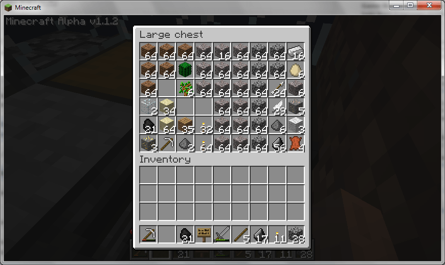 What can I do to help orienting myself in Minecraft Alpha? Arqade