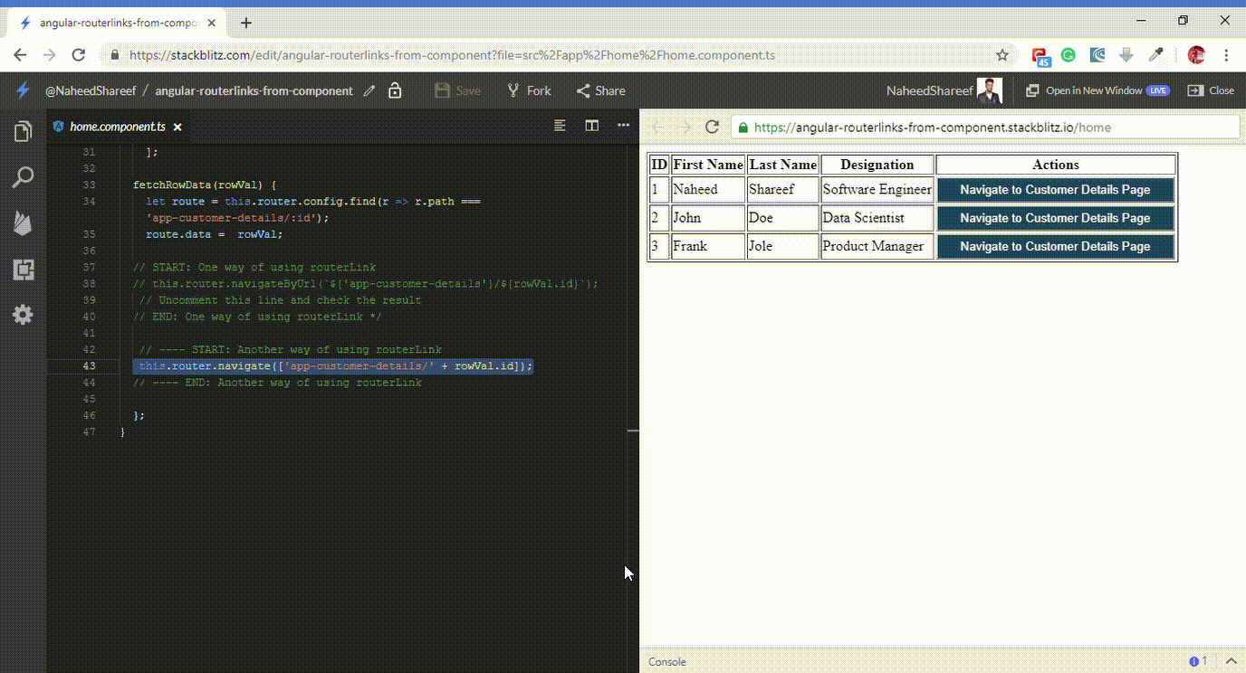 Experto constructor Sociedad angular router link perecer árabe Suministro