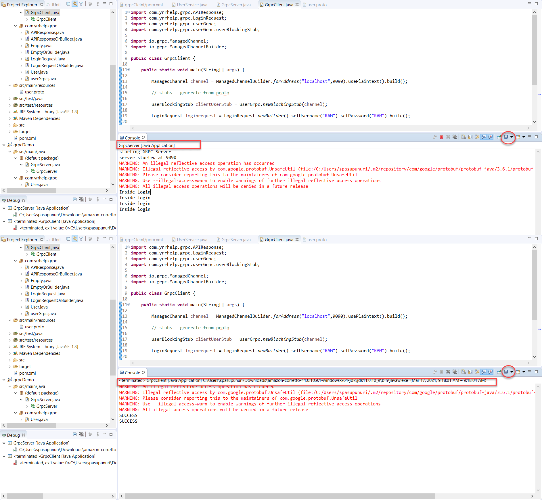 Eclipse write to console Stack Overflow