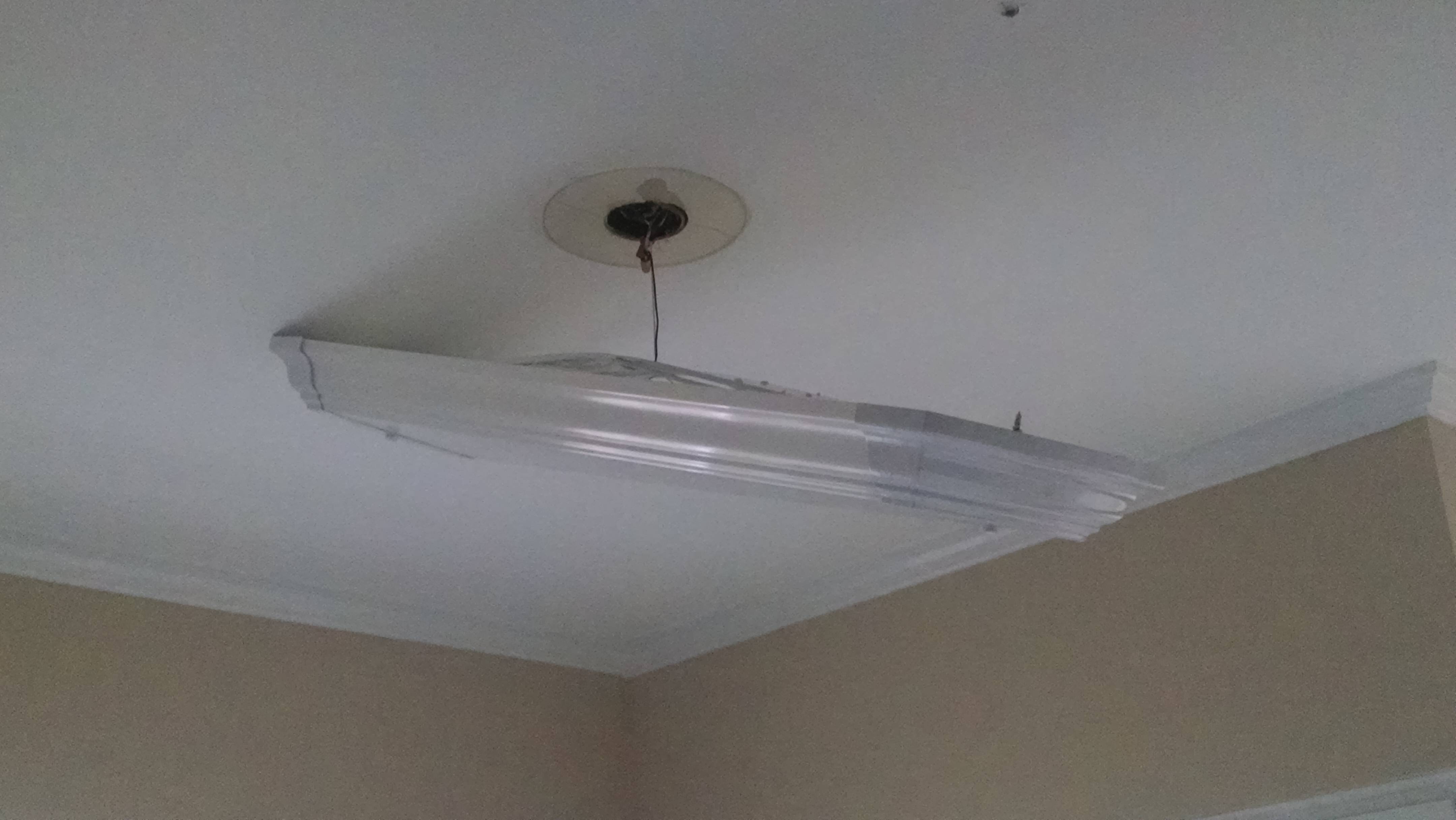 drywall How much weight can a large screw safely hold in a ceiling