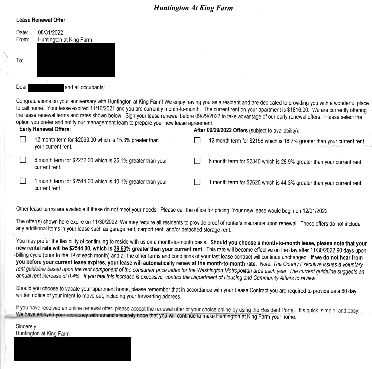 rental property What can I do to stop a 15 to 40 apartment rent