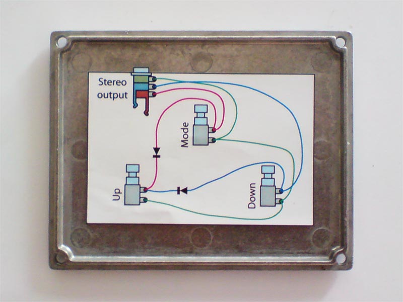 guitar pedal Why are two diodes used here? Electrical Engineering