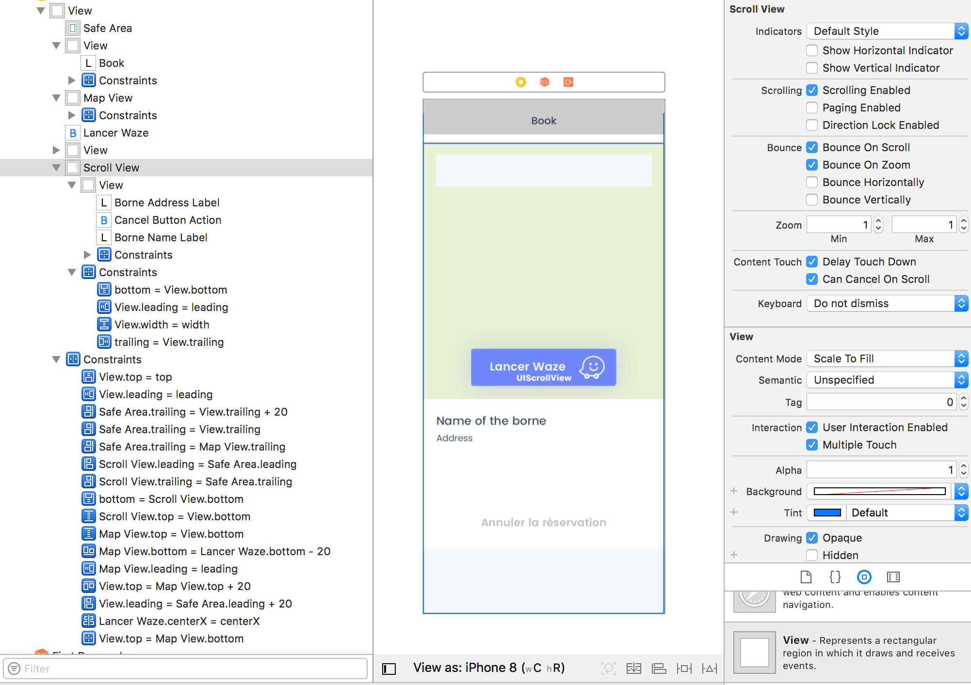 Scrollview scroll to specific view android