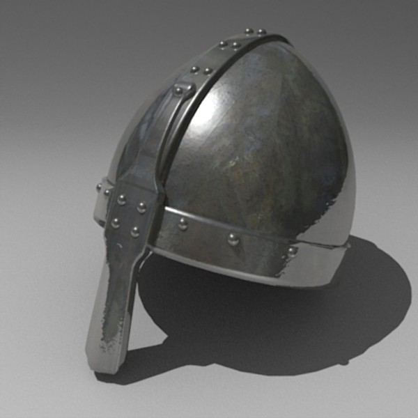 middle ages Why did helmets have this metal thing between the eyes